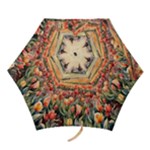 Tulips Field Tree Mini Folding Umbrellas