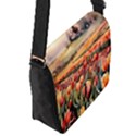 Flap Closure Messenger Bag (S) 