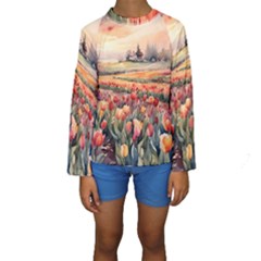 Kids  Long Sleeve Swimwear 