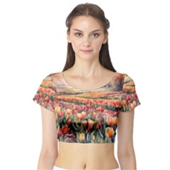 Short Sleeve Crop Top 