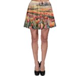 Tulips Field Tree Skater Skirt