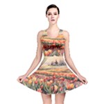 Tulips Field Tree Reversible Skater Dress