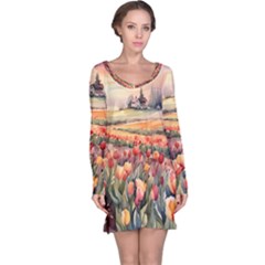 Long Sleeve Nightdress 