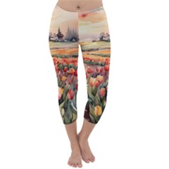 Capri Winter Leggings Front Capri Winter Leggings Front