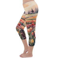 Capri Winter Leggings Back Capri Winter Leggings Back