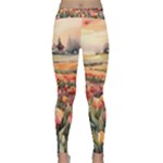 Tulips Field Tree Classic Yoga Leggings
