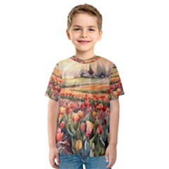 Kids  Sport Mesh T-Shirt 