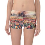 Tulips Field Tree Boyleg Bikini Bottoms