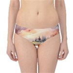 Tulips Field Tree Hipster Bikini Bottoms
