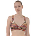 Tulips Field Tree Sweetheart Sports Bra