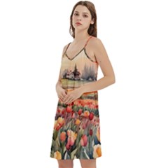 Mini Camis Dress With Pockets 