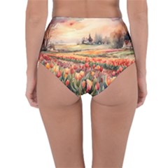 Reversible High-Waist Bikini Bottoms 