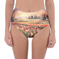 Reversible High-Waist Bikini Bottoms 