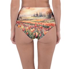 Reversible High-Waist Bikini Bottoms 