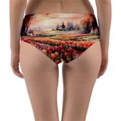 Reversible Mid-Waist Bikini Bottoms 