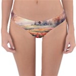 Tulips Field Tree Reversible Hipster Bikini Bottoms