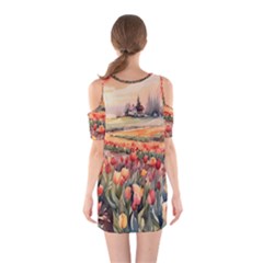 Shoulder Cutout One Piece Dress 
