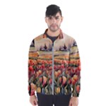 Tulips Field Tree Men s Windbreaker