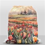 Tulips Field Tree Drawstring Bag (Small)