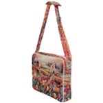 Tulips Field Tree Cross Body Office Bag