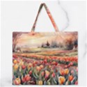 Zipper Large Tote Bag 