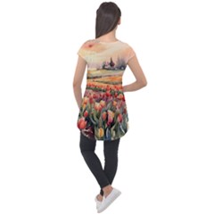 Cap Sleeve High Low Top 