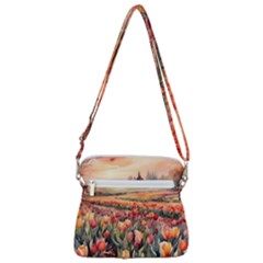 Zipper Messenger Bag 