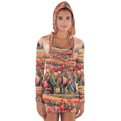 Long Sleeve Hooded T-shirt 