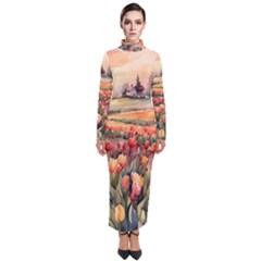 Turtleneck Maxi Dress 
