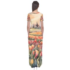 Short Sleeve Maxi Dress 