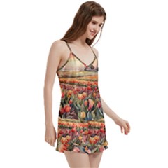 V-Neck Satin Loungewear Set 
