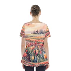 Skirt Hem Sports Top 
