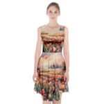 Tulips Field Tree Racerback Midi Dress