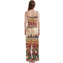 Spaghetti Top Long Pants Satin Pajamas Set 