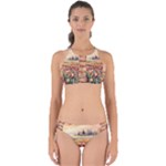 Tulips Field Tree Perfectly Cut Out Bikini Set