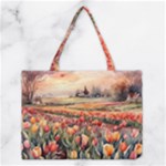 Tulips Field Tree Medium Tote Bag
