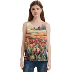 Women s V-Neck Sleeveless Satin Top 