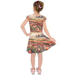 Kids  Short Sleeve Dress 