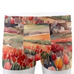 Tulips Field Tree Men s Boxer Briefs
