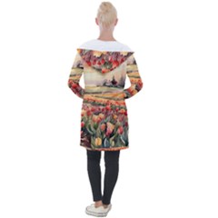 Longline Hooded Cardigan 