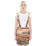 Tulips Field Tree Braces Suspender Skirt