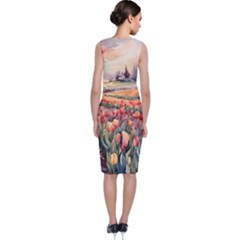 Sleeveless Velvet Midi Dress 