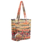 Tulips Field Tree Everyday Shoulder Bag with Pouch Bag