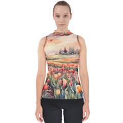 Mock Neck Shell Top 