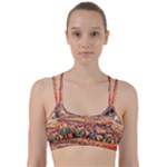 Tulips Field Tree Line Them Up Sports Bra