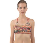 Tulips Field Tree Back Web Sports Bra