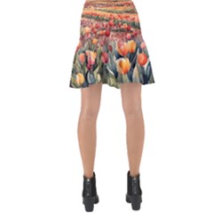 Wrap Front Skirt 