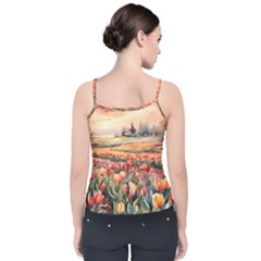 Velvet Spaghetti Strap Top 