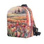 Tulips Field Tree Kids  Age 2-4 Lightweight Preschool Backpack