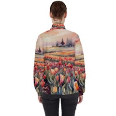 Women s High Neck Windbreaker 